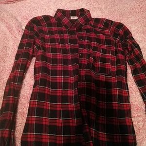 Red and Navy Flannel.